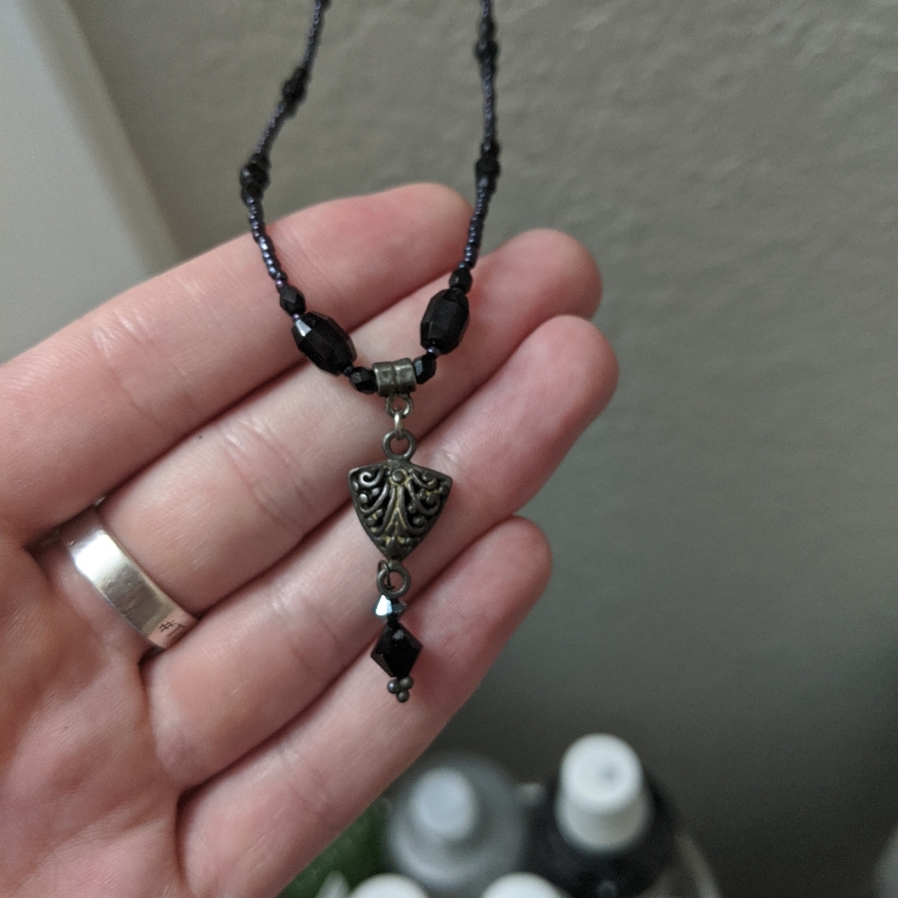 Black Jewel Necklace
